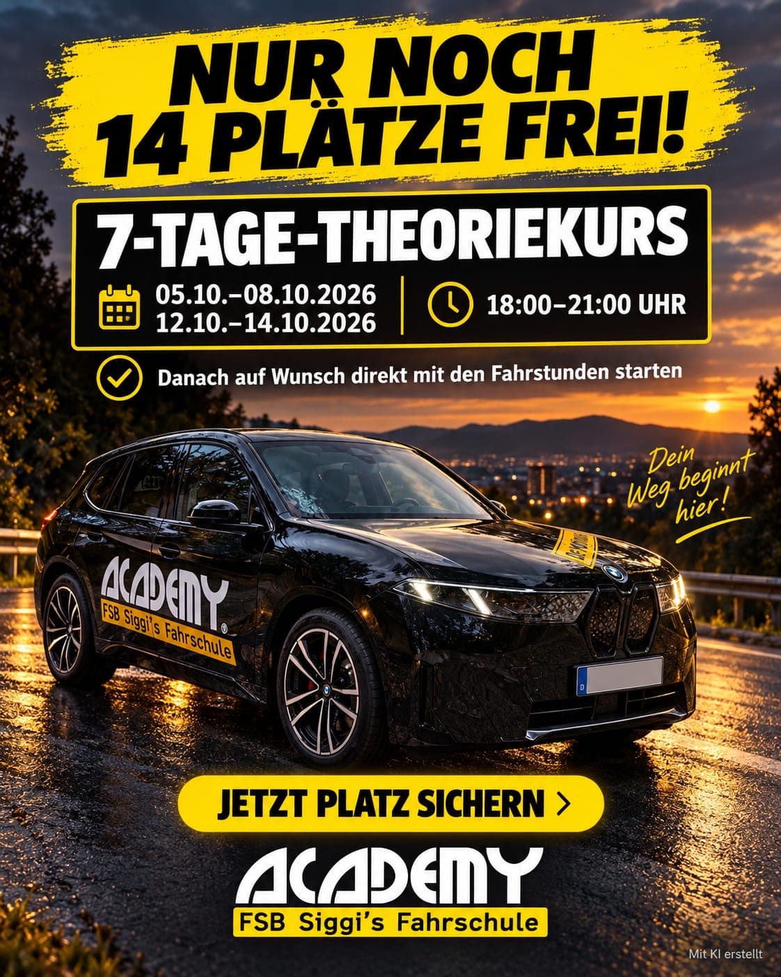 7 Tage Kurs im Oktober 2026