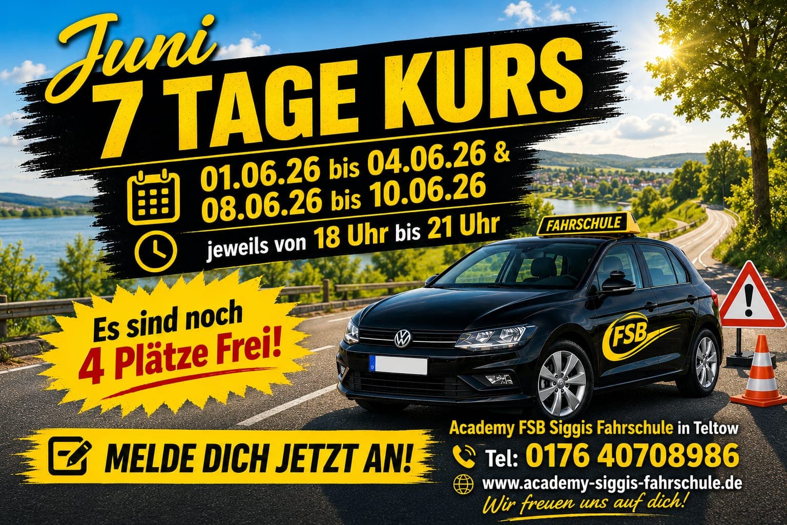 Theorie in 7 Tagen vom 01.06. - 10.06.2026